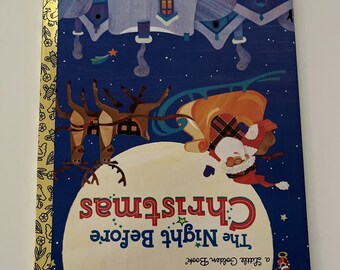 A Little Golden Book MISPRINT PRINT ERROR - The Night Before Christmas (Error) - Clement C. Moore - Rare Manufacturer Printer Error