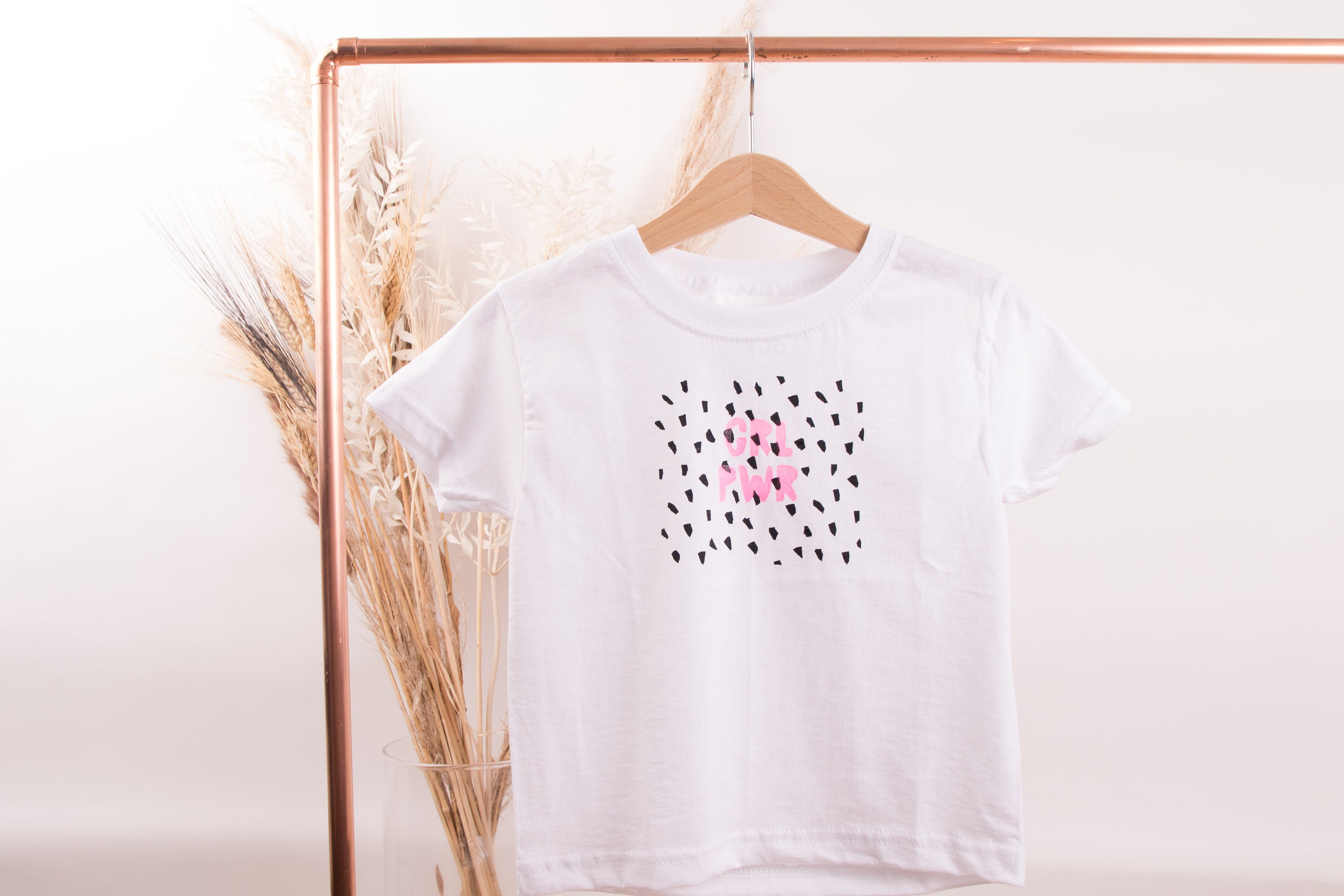 Pink Girl Power Childrens/Kids T.Shirts Ages 16yrs Etsy