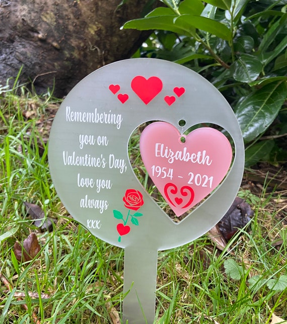 Grave Marker Anniversary Grave Outdoor Memorial Decoration Etsy UK