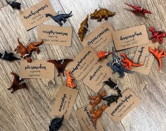 Ręcznie robione kolczyki z dinozaurami (z ciekawostką!)