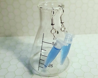 Micro Zentrifuge Wissenschaft Ohrringe