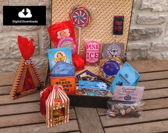 DIGITAL Magic Sweet Boxes, y compris Bertie Botts N'importe quelle saveur de haricot, chocolat