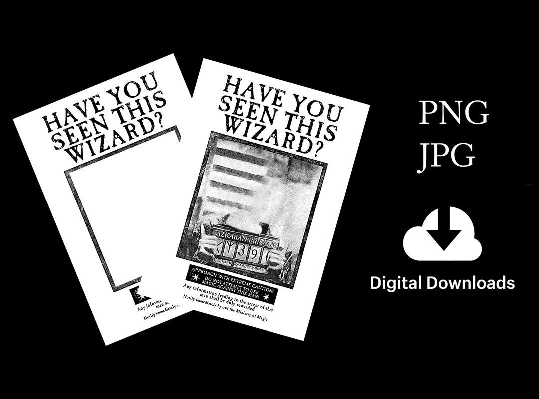 Harry Potter Wall Art Personal Posters Harry Potter Custom Etsy