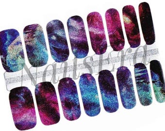 Aurora Nail Wraps: Easy Application Nail Polish Stickers