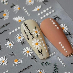 Nail Art Stickers Decals Flower Wedding Summer Holiday Nail Stickers Decals Glitter Self Adhesive DIY Nails 5D Nails