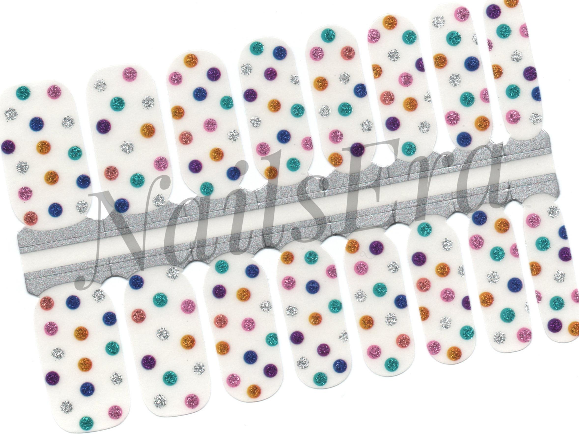 Bauble Color Street With Matte Top Coat Glitter Baubles (clear