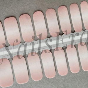 Protège-ongles ombré abricot : Stickers faciles à poser