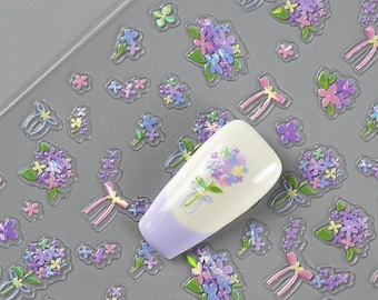 Nail Art Stickers Decals Summer Sea life shell Self Adhesive DIY Nails