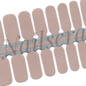 Pearlized Caramel Nail Wraps / Nail Strips / Nail Stickers