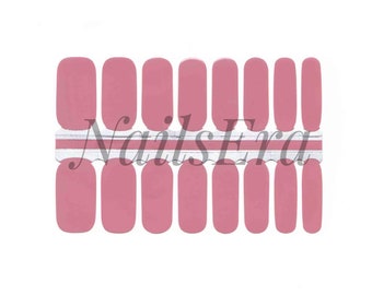 Papiers peints à ongles rose foncé / Bandes à ongles / Stickers pour ongles