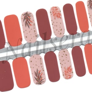 Autumn Chic Nail Wraps: Easy Application, Long Lasting Nail Art