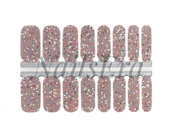 Crown Jewels Nail Wraps Nail Stickers Nail Polish Strips Nail Decals Nail Art Gift for Women