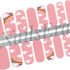 In the clouds Nail Wraps / Nail  Strips / Nail Stickers