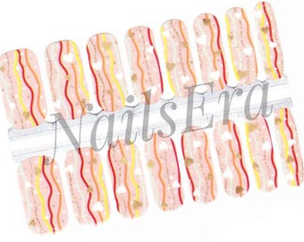 Naklejki na paznokcie „Sweetheart Nail Wraps”: walentynkowe naklejki na paznokcie