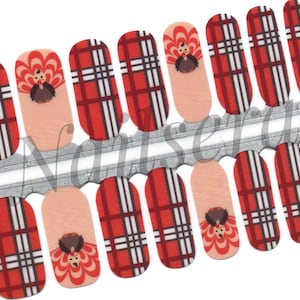 Pleated Nail Wraps, Nail Polish Strips