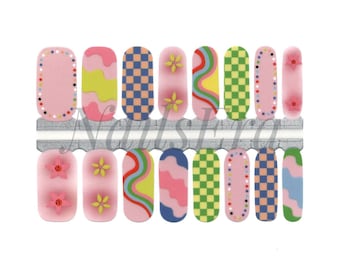 Buy me bouquets Nail Wraps Nail Stickers Nail Polish Strips Nail Decals Nail art Gift for Mom Gift for Women