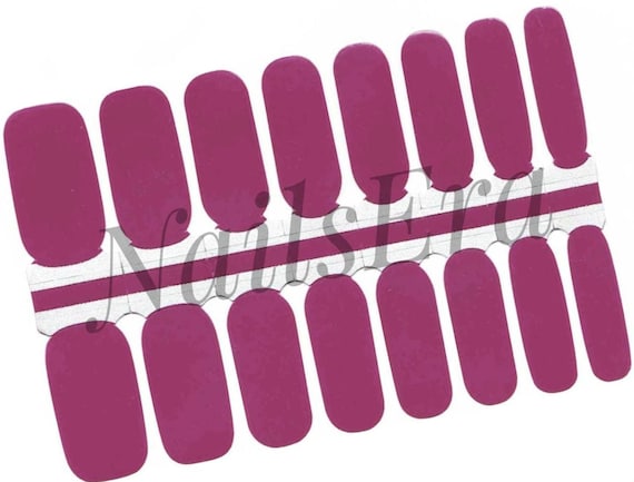 Eggplant Nail Wraps: Easy Application Nail Polish Stickers