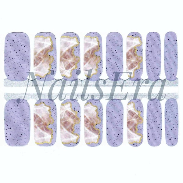Quartz Nail Wraps: Easy Application Nail Stickers