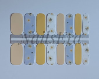 Honey Bee Nail Wraps / Nail  Strips / Nail Stickers