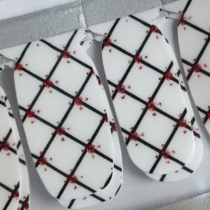 Christmas Plaid Nail Wraps: Easy Application Nail Polish Strips