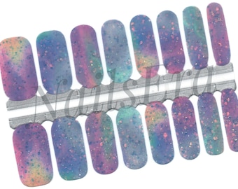 Champagne Toast Nail Wraps: Easy Application Nail Stickers