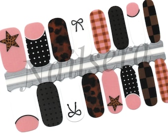 Hübsche Schleifen Nail Wraps: Einfache Anwendung Nagellack Aufkleber