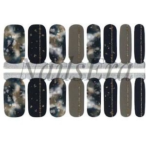 Stormy Sky Nail Wraps / Paski do paznokci / Naklejki na paznokcie