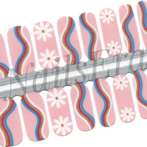 Play Date Nail Wraps / Nail  Strips / Nail Stickers