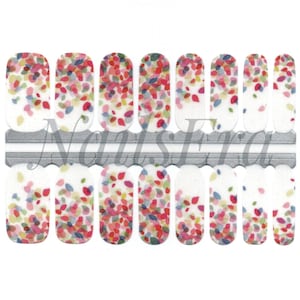 Dreamy Angel (white) Nail Wraps / Nail  Strips / Nail Stickers