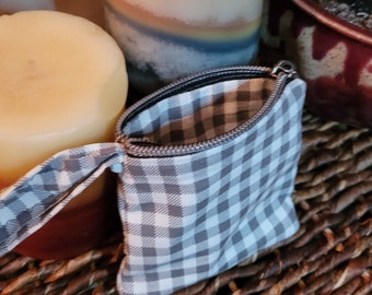 Bolso de cambio a damas gris con wristlet