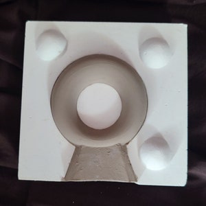 Pottery Mug Handle Mold, Slip Casting Plaster Mould for Handmade Ceramic Coffee Cup Handles, DIY Craft Tool, Reusable Pottery Forms