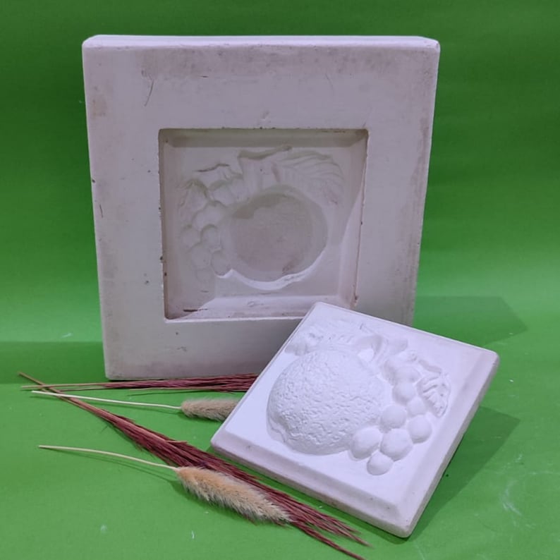 Handmade Ceramic Tile Mold Set Create Unique 3D Fruit Designs Etsy
