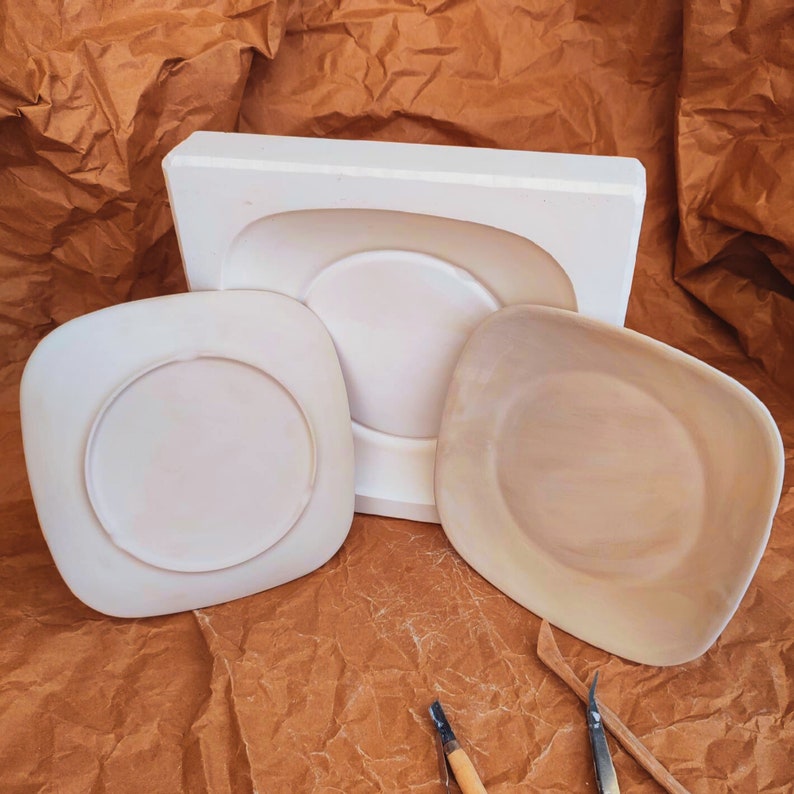 Plaster Molds for Slipcasting Ceramic Plate Make Your Own Etsy