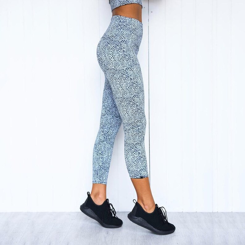 Stretchy Gym Suit 2pc set Women Yoga Vest /& Leggings Unique Sportwear
