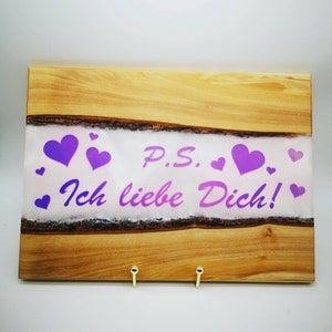 Küchenbrett, Schneidebrett, Geschenk, Valentinstag