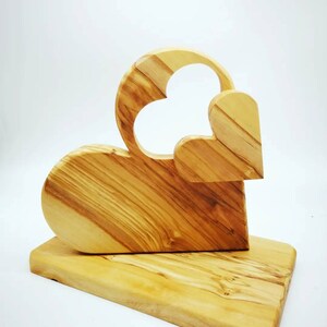 Cœur, décoration, présentoir, cadeau, fête des mères, mariage