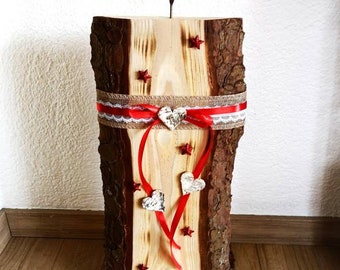 Decoration candles with flames, displays, decoration Christmas