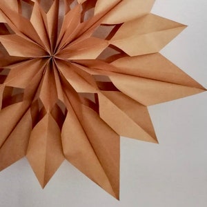 Window decoration – star made of paper