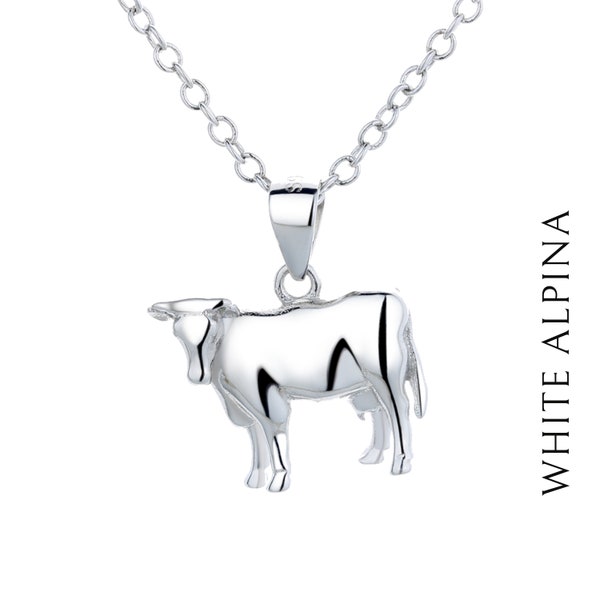 Vache Holstein by White Alpina en argent 925