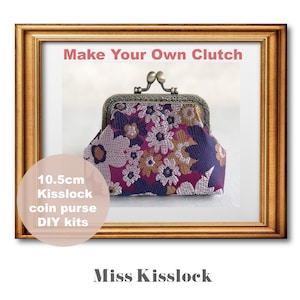 DIY clasp kiss lock coin purse kits for beginner to make a meaningful gift