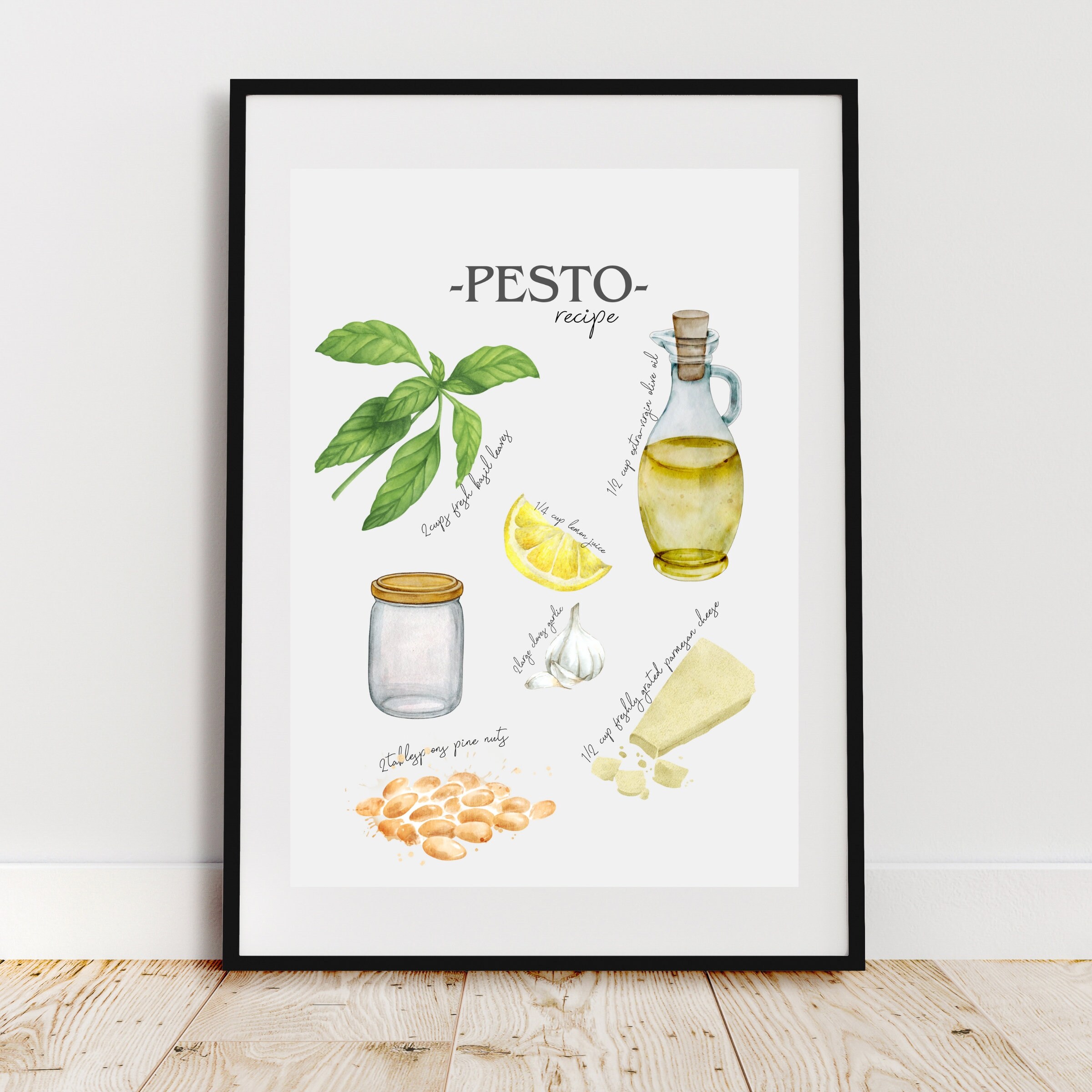 Kitchen Print Set of 8 PRINTABLES Kitchen Wall Art Kitchen Gallery Wall ...