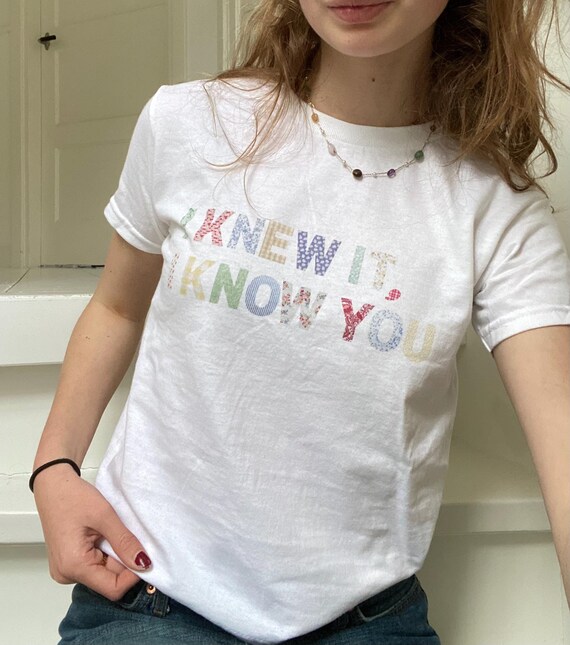 Gracie Abrams Inspired Baby Tee: 'I Knew It, I Know You' Song
