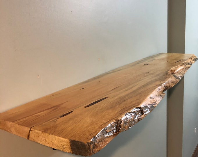 Live Edge Mantel Shelf Etsy