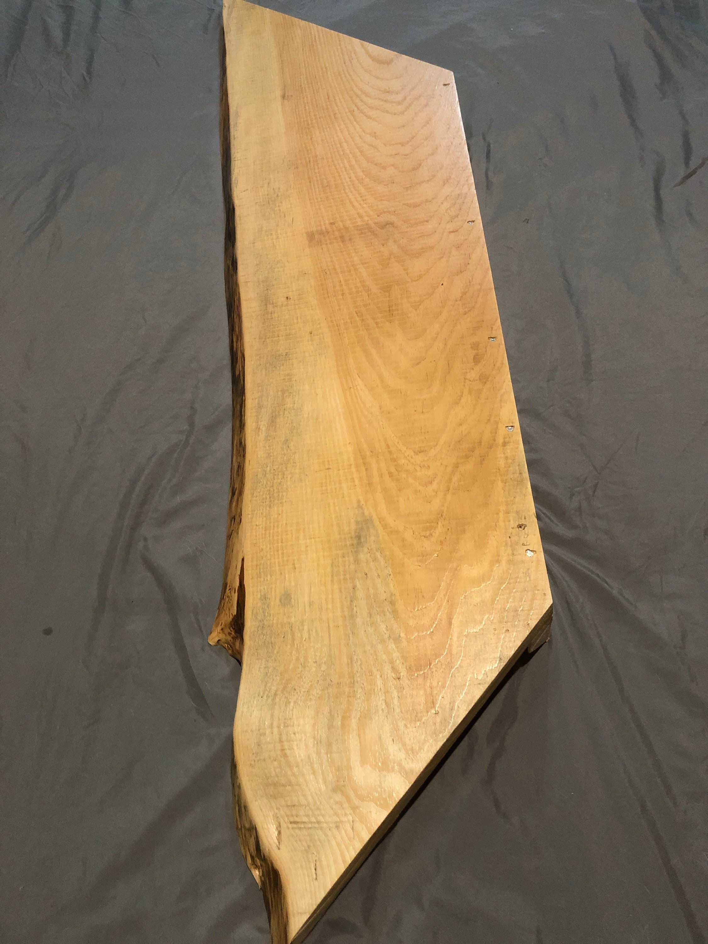 Live Edge Floating Shelf With Adaptable Hang Ledger Board Etsy