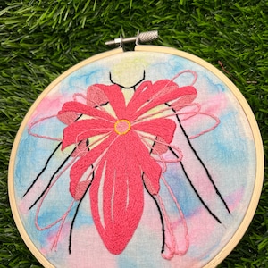 Watercolor Sailor Moon Transformation Embroidery