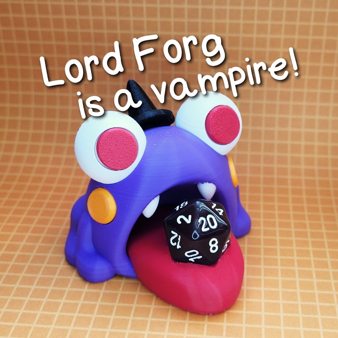 Vampire Edition Lord the Dice Guardian 3d Printed Figurine Etsy