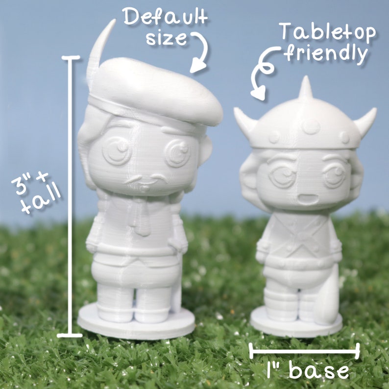 Custom 3d Printed Tabletop Figurine - Designed to Order - Etsy