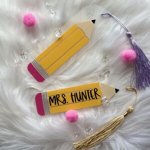 Bookmark - Personalized Pencil