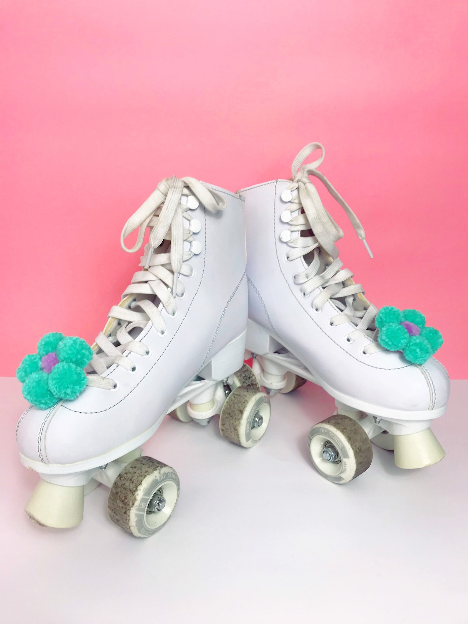 Roller Skate Pom Poms/ Skate Pom Pom Flowers/ Roller Skate Etsy