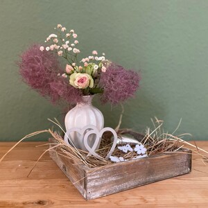 Doppelherzen Edelstahl groß, Metall, Dekoration, Hochzeitsgeschenk, Valentinstag, 3er Set